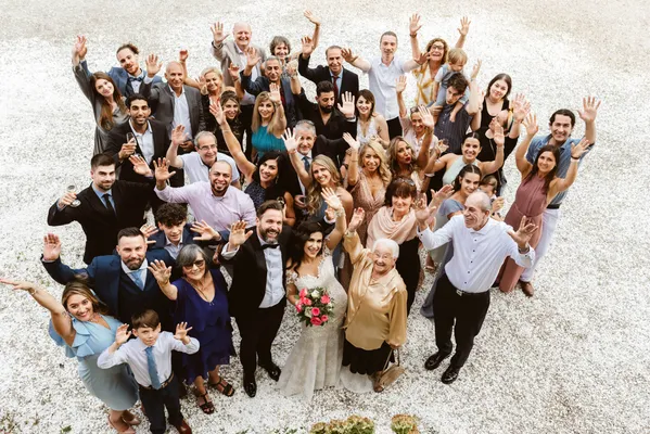 Gruppenfoto der Gäste